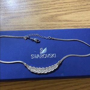 Silver diamond necklace